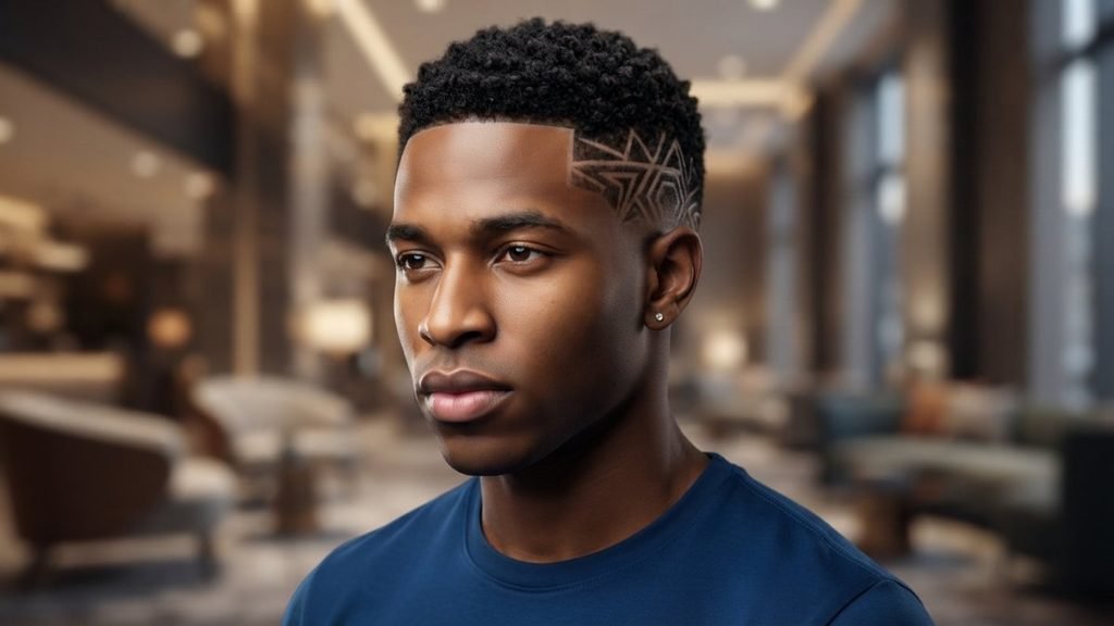 Mid Taper Fade Black Men