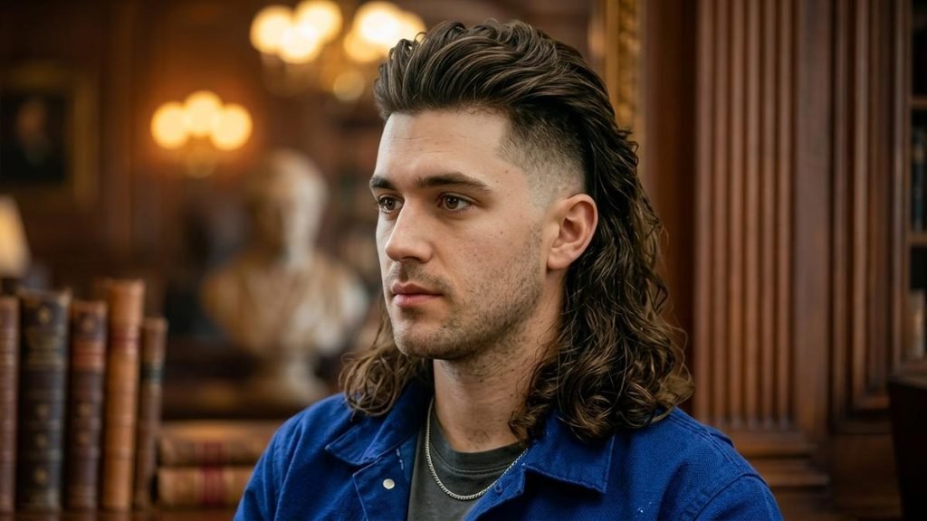 Long Hair Taper Fade