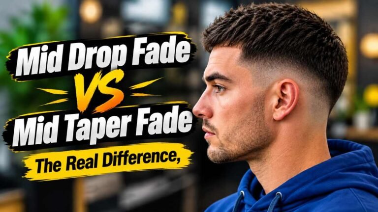 Mid Drop Fade vs Mid Taper Fade