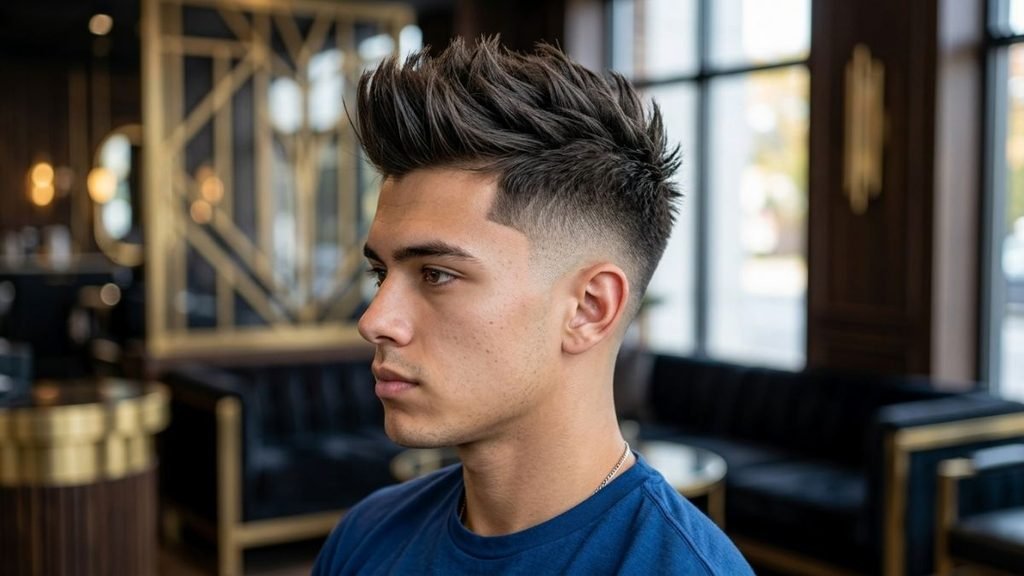 10. Straight Hair Faux Hawk