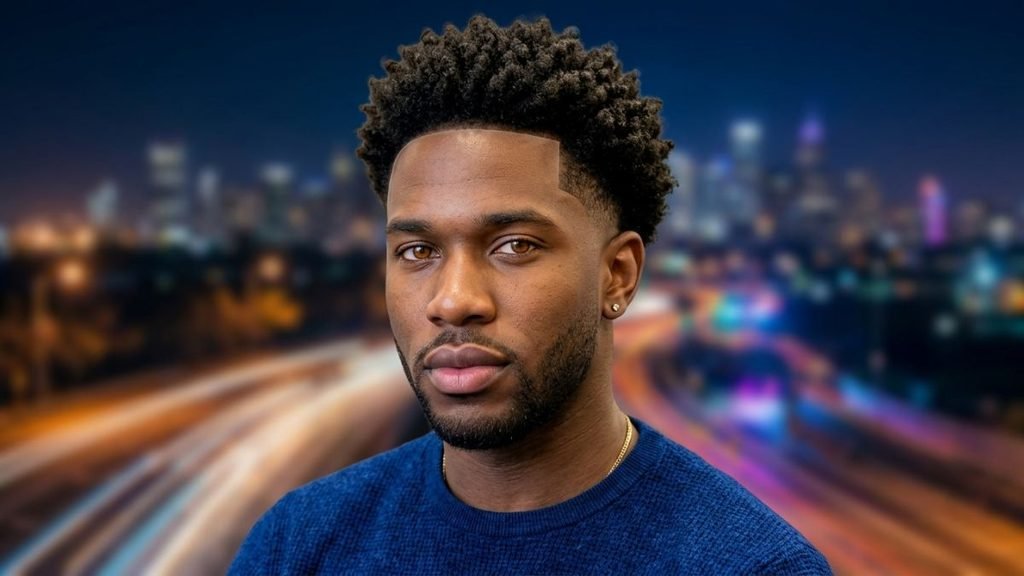 Mid Taper Fade Black Men