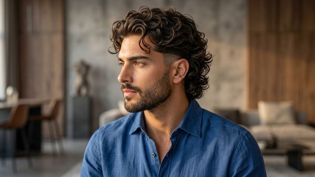 13. Long Wavy Burst Fade
