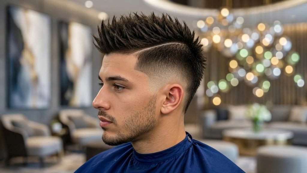 18. Faux Hawk with Hard Part