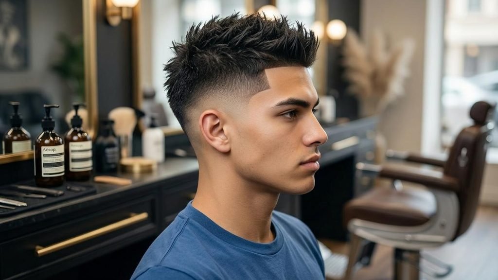 Burst Fade Taper Haircut