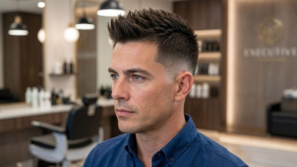 29. Professional Faux Hawk Style