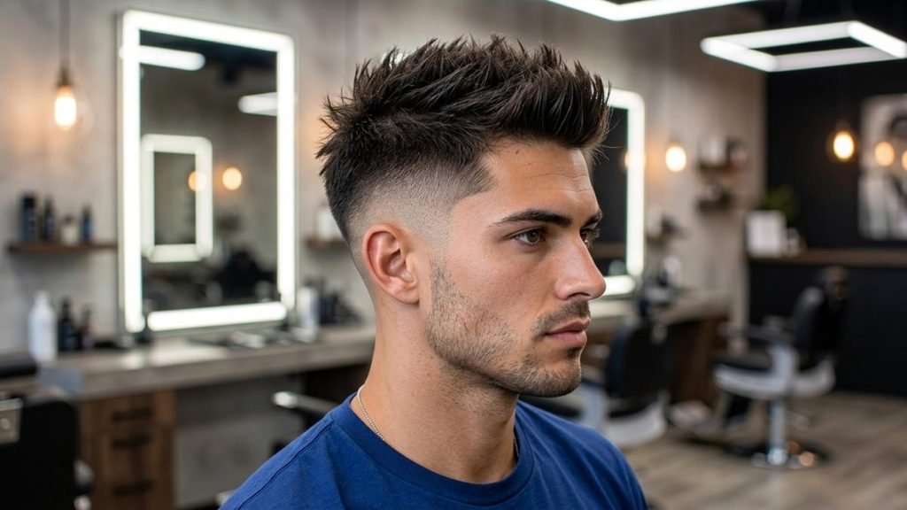 30. Trendy Faux Hawk Haircut