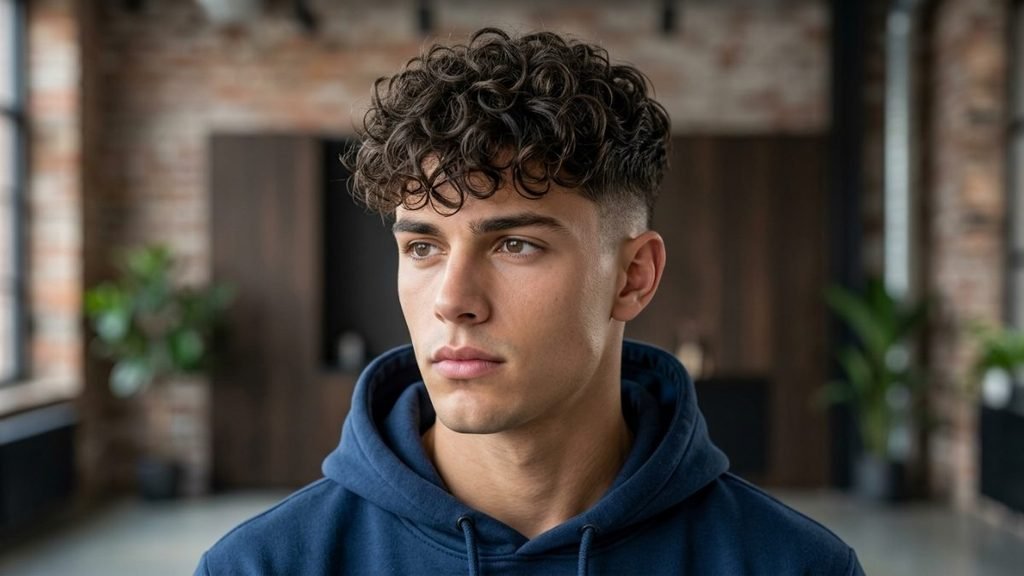 7. Wavy Burst Fade with Fringe