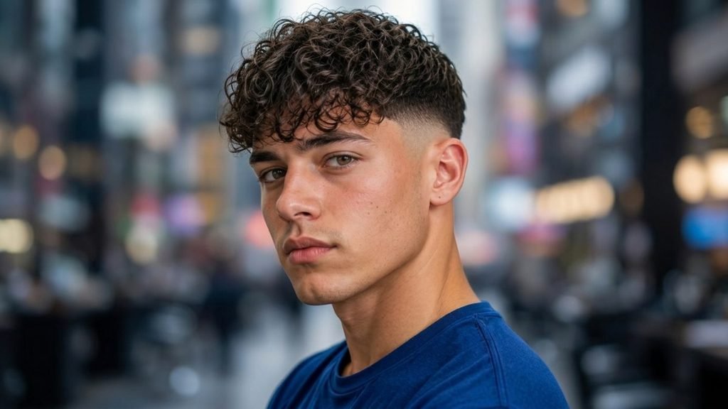 Burst Fade Fringe Haircuts