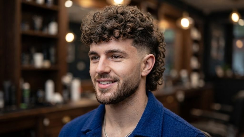 Low Taper Fade Curly Hair