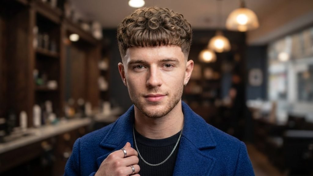Low Taper Fade Curly Hair