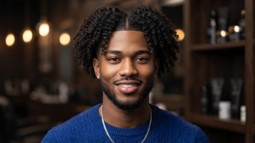 Low Taper Fade Curly Hair