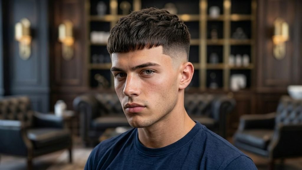 Burst Fade Fringe Haircuts