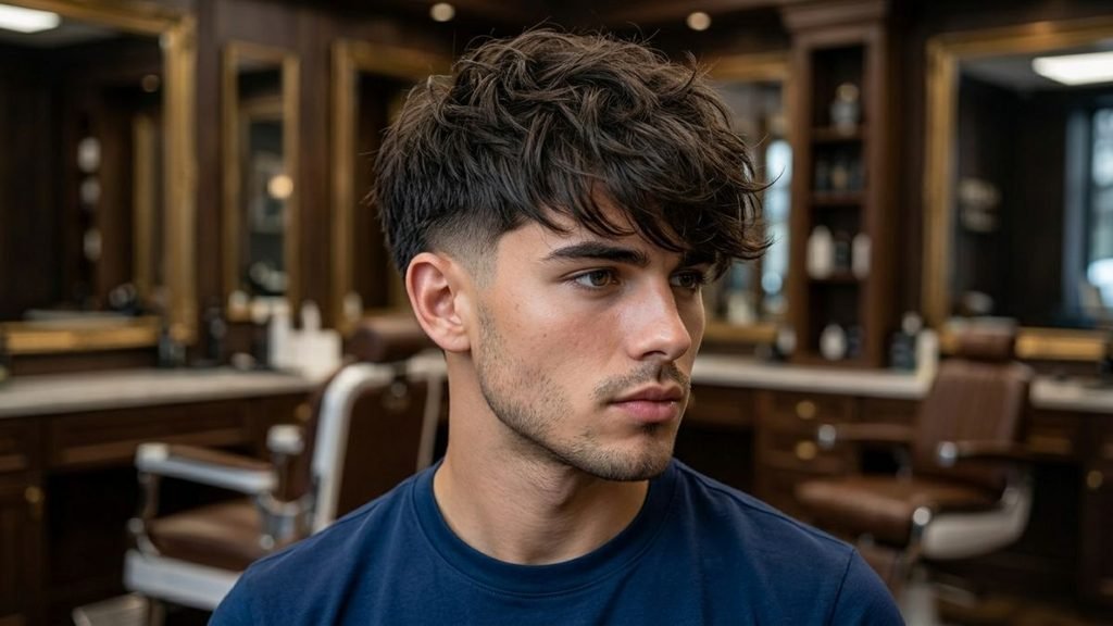 Burst Fade Fringe Haircuts