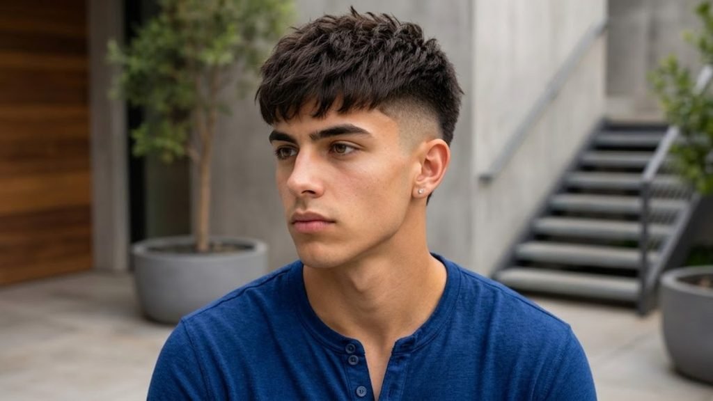 Low-Maintenance Burst Fade Textured Crop