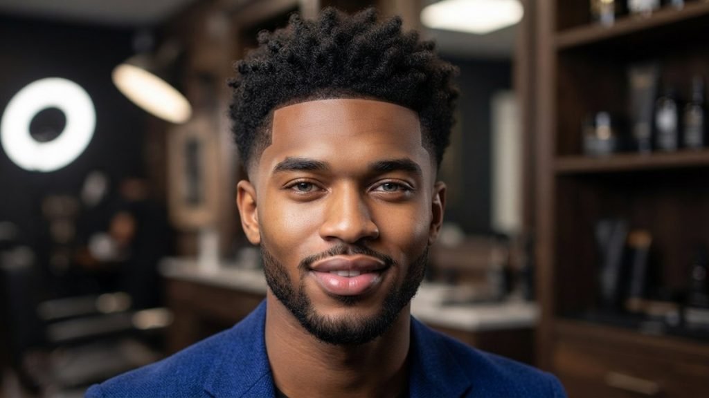 Low Taper Fade Curly Hair