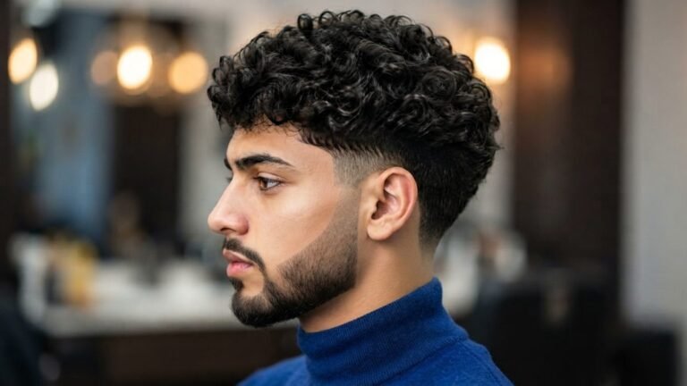 Low Taper Fade Curly Hair