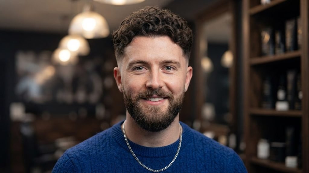 Low Taper Fade Curly Hair