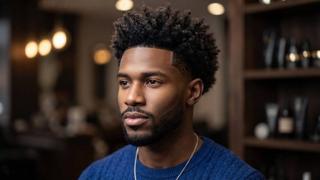 Low Taper Fade Curly Hair