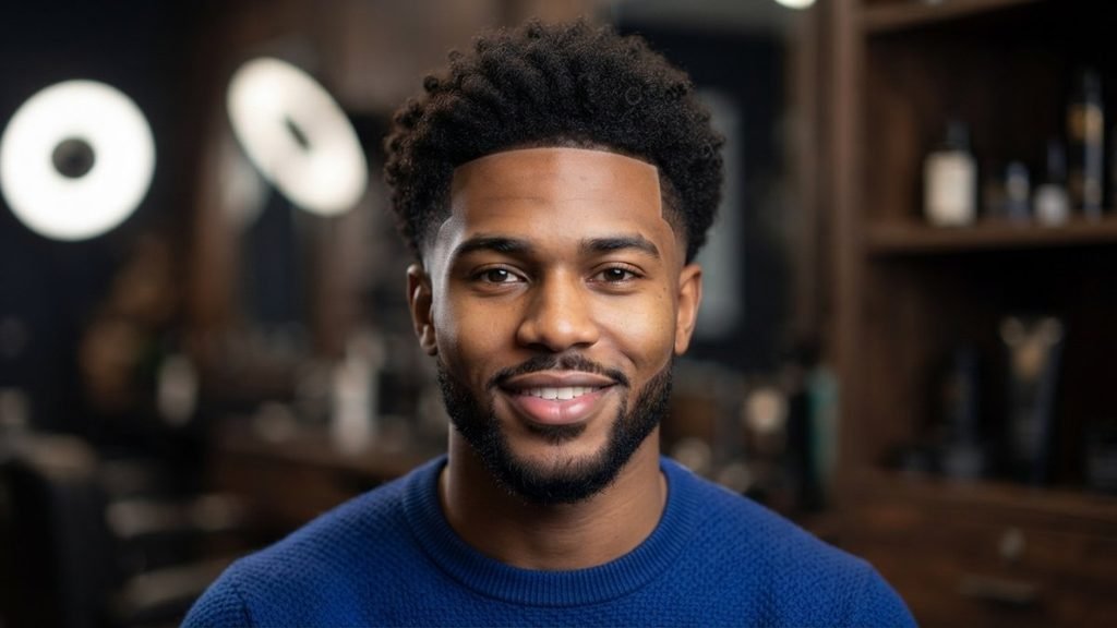 Low Taper Fade Curly Hair