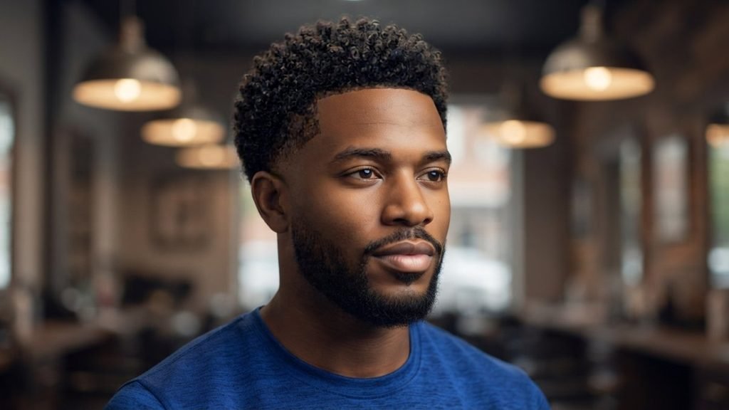 Low Taper Fade Curly Hair