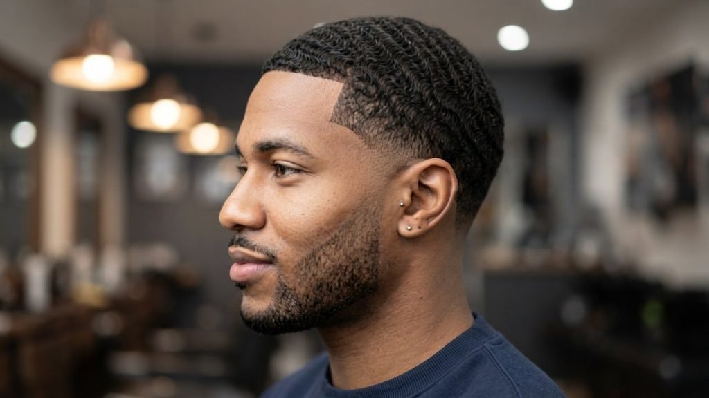 Low Taper Fade Curly Hair