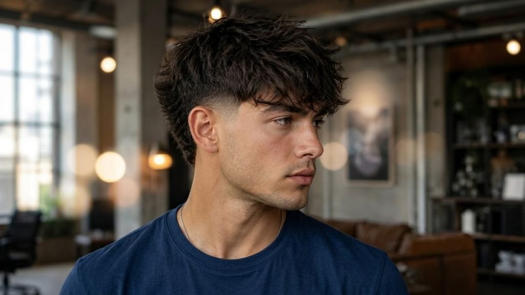 Burst Fade Fringe Haircuts