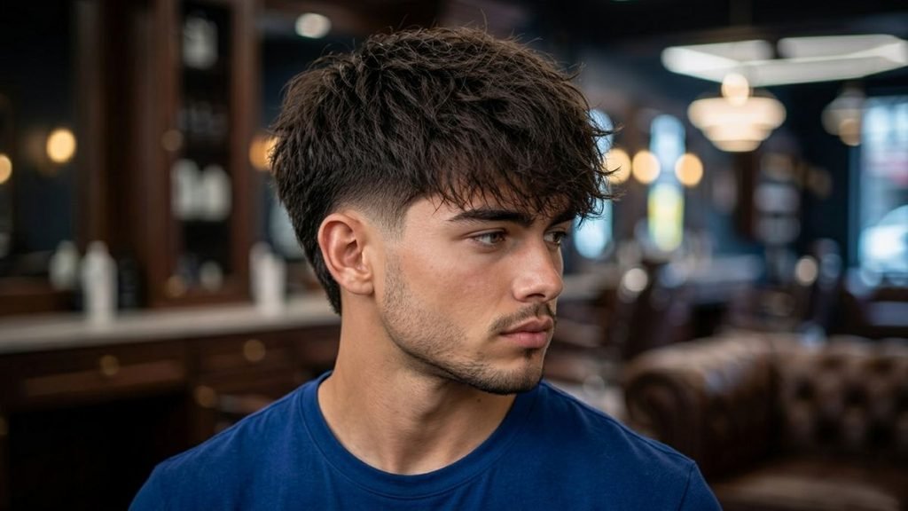 Burst Fade Fringe Haircuts