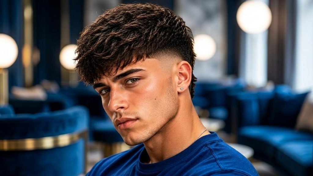 Burst Fade Fringe Haircuts