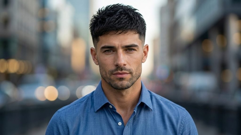 Professional Burst Fade Textured Crop