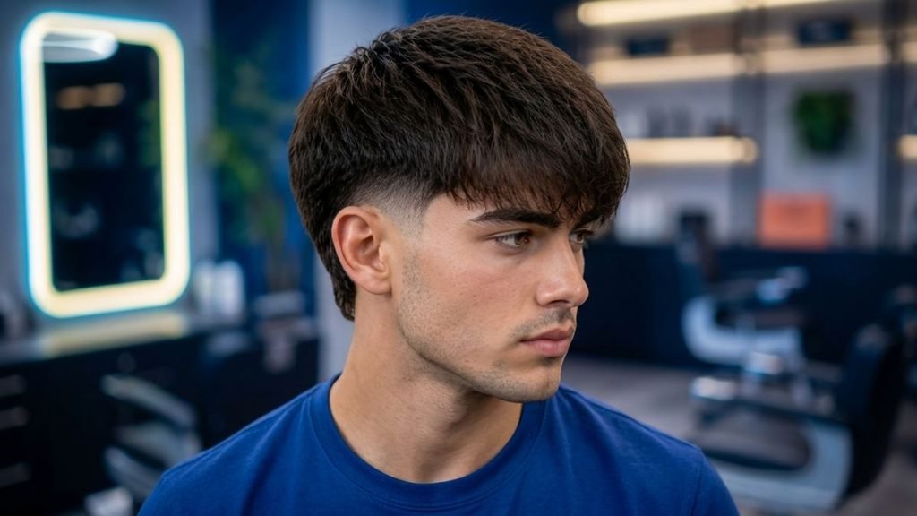 Burst Fade Fringe Haircuts