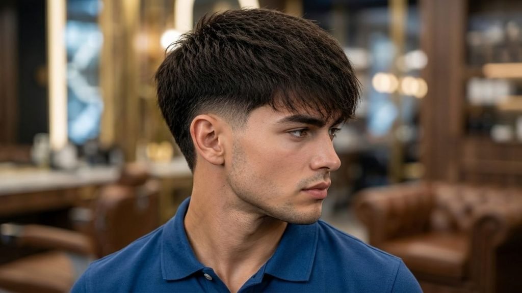 Burst Fade Fringe Haircuts