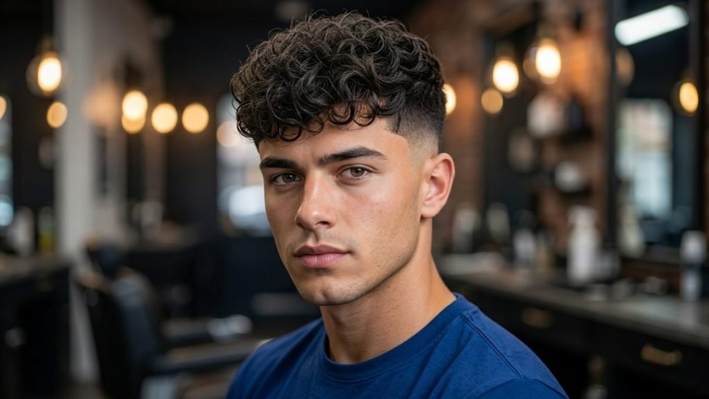 Burst Fade Fringe Haircuts